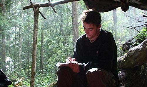 A postgraduate social anthropology student in the field