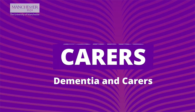 Carers - dementia and carers text