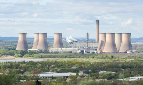 Fiddlers Ferry nuclear power plant in Warrington, Cheshire.