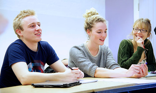 Social Sciences undergraduate students in a classroom